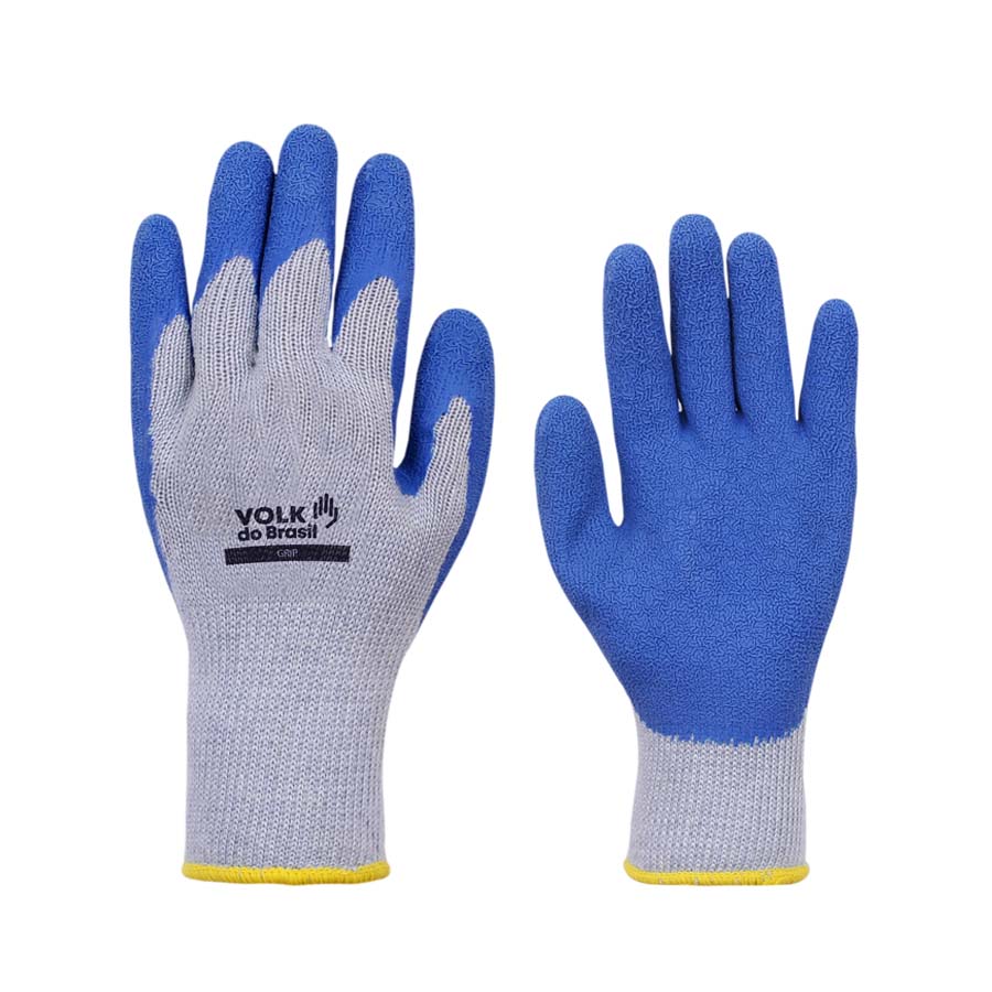 Luva Azul Grip Volk